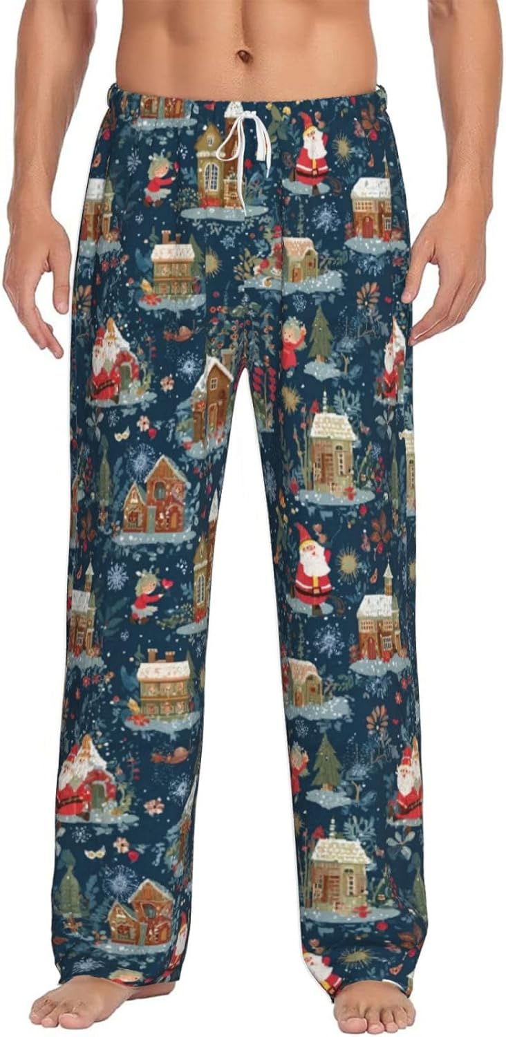 Men'S Flannel Fleece Pajama Pants Ultra Thermal Lounge Sleepwear With Pockets Bottoms For Men Women Winter Cozy Home Wear