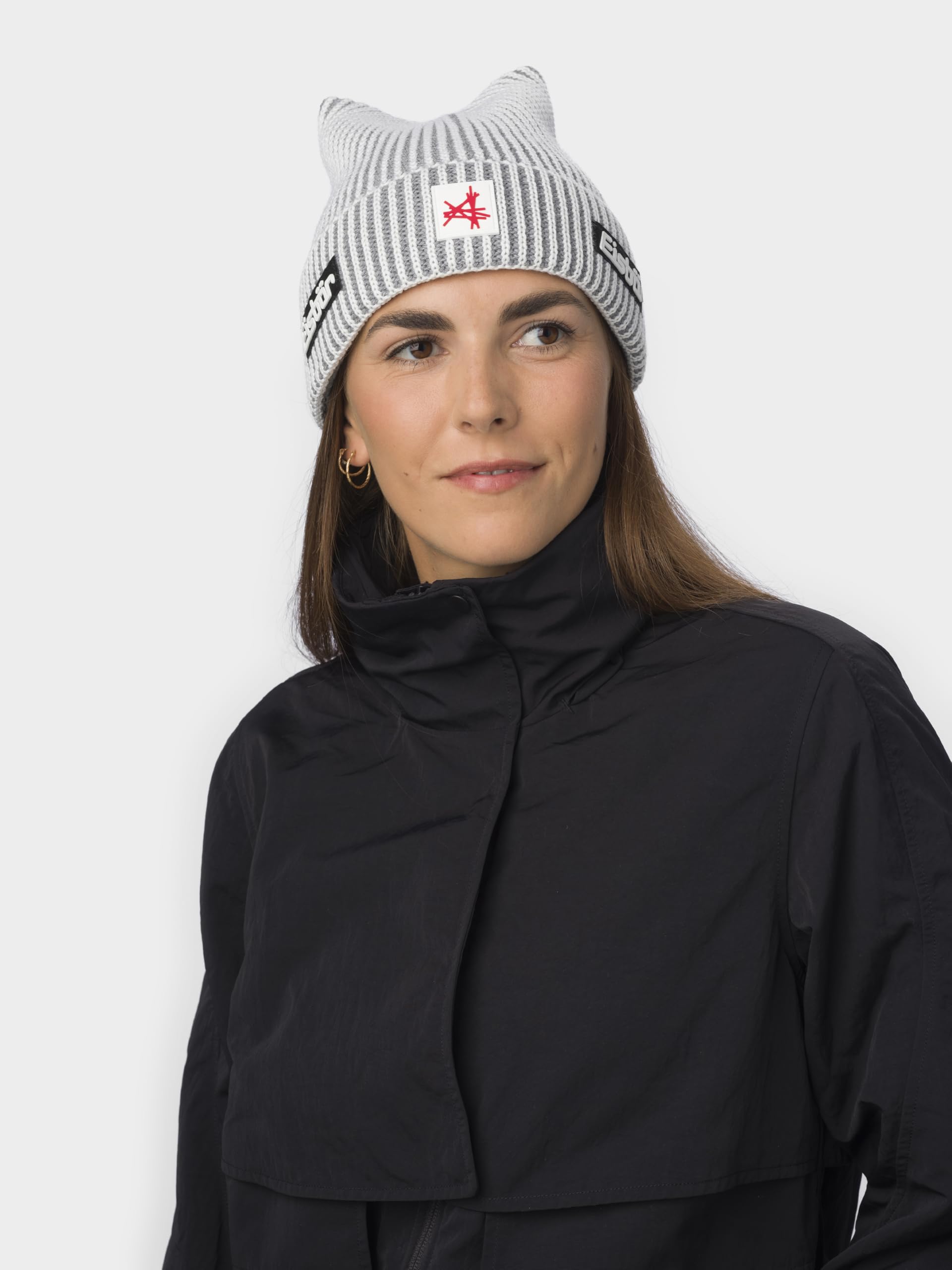 Eisbär Czapka męska i damska Sorra Ski Austria – czapka zimowa z merynosów unisex z polarem chroni przed zimnem i wiatrem – czapka z dzianiny, ciepła czapka beanie, oddychająca czapka narciarska z