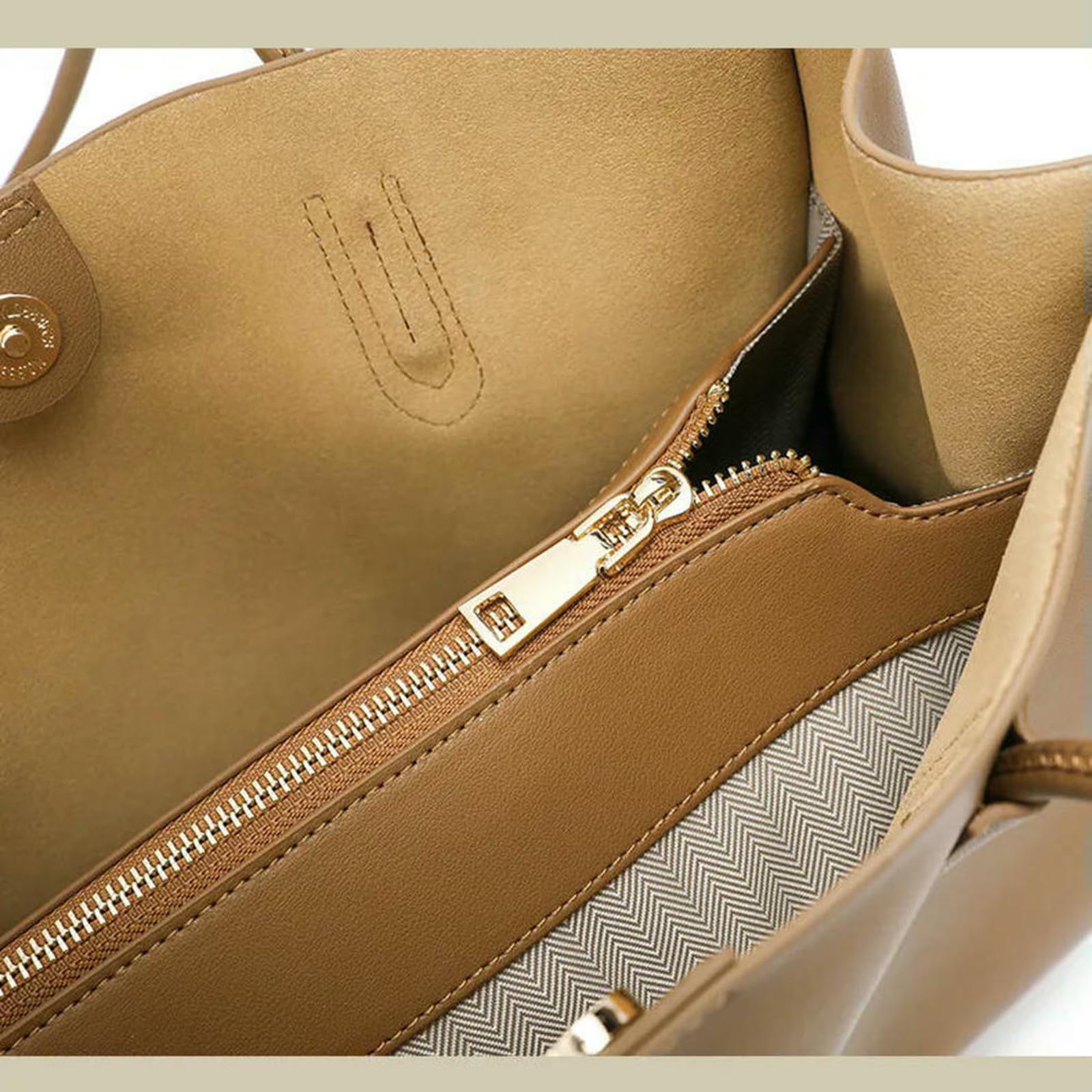 Borsa Donna A Tracolla da di Grande capacità Versatile Lavoro -Brown