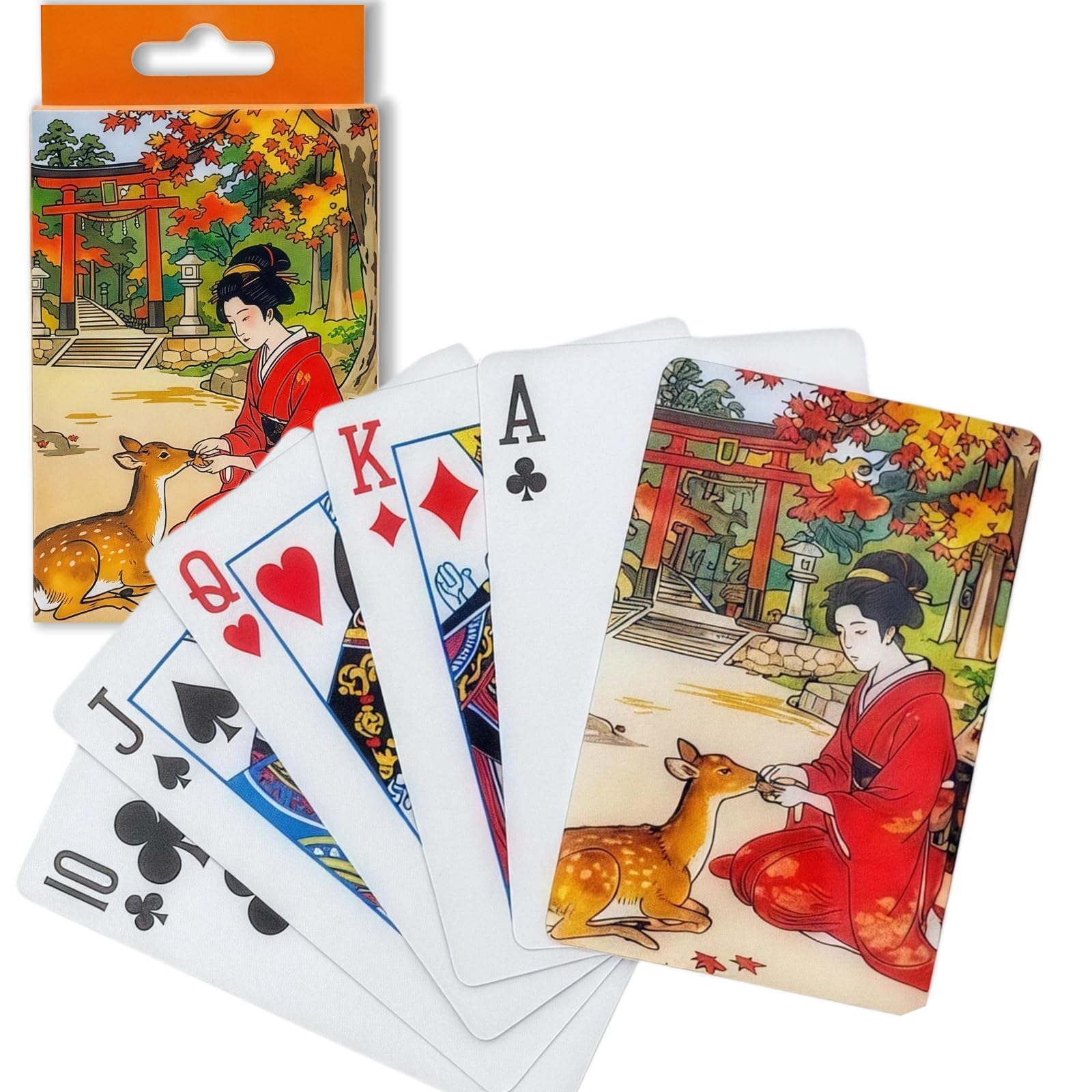 Amazon.co.jp: MEMORY JAPAN 浮世絵 トランプ 和柄 プレイングカード
