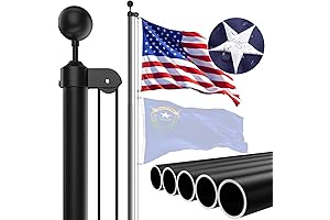 Sturdy and Majestic: 25FT Flagpole for Residential Grandeur