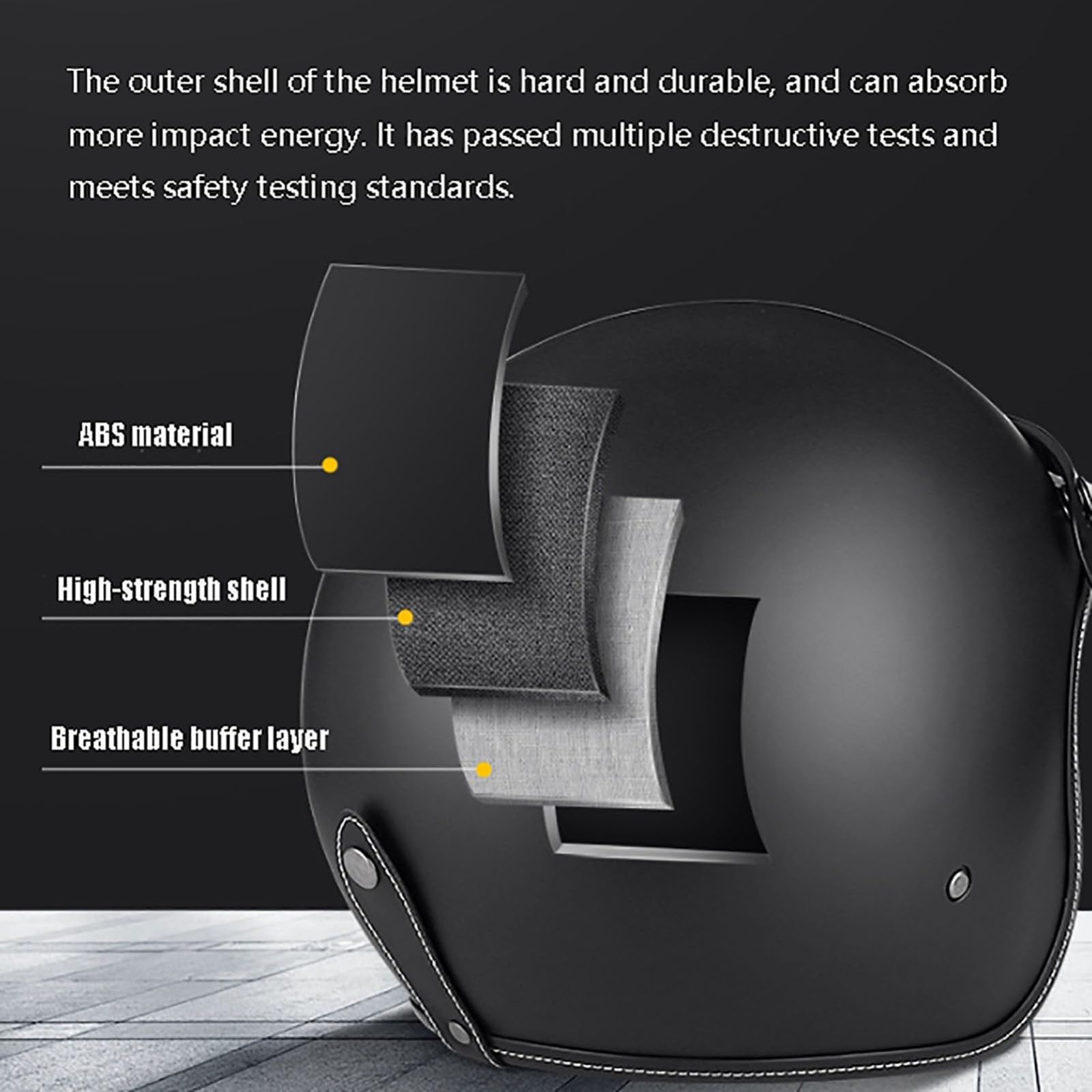 Casco da moto jet 3/4, casco off-road con rivestimento riflettente fotocromatico, omologato ECE/DOT, adatto per adulti, uomini e donne.