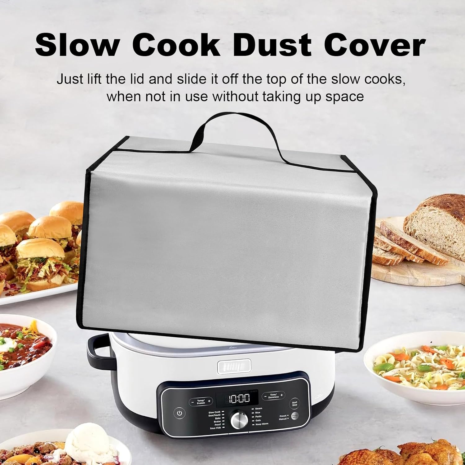 Slow Cooker Dust Cover for Ninja MC2001 PossibleCooker PRO Plus 8.5-QT