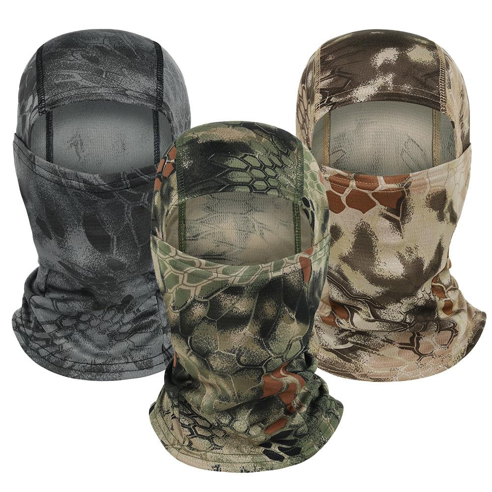 Camo Balaclava Ski Mask UV Face Cover for Motorcycle Hunting