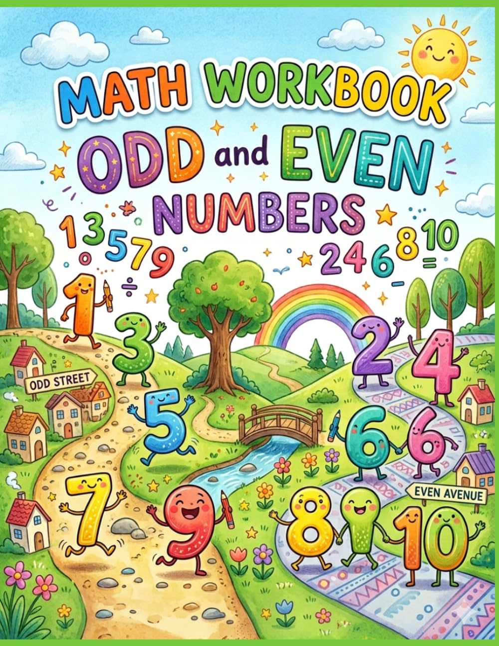 Math Workbook Odd and Even Numbers: Addition and Subtraction Workbook for Double, Triple, & Multi-Digit, Math Book for Odd and Even Numbers 2nd, 3d & 4th Grade (Games & Activities Math)
