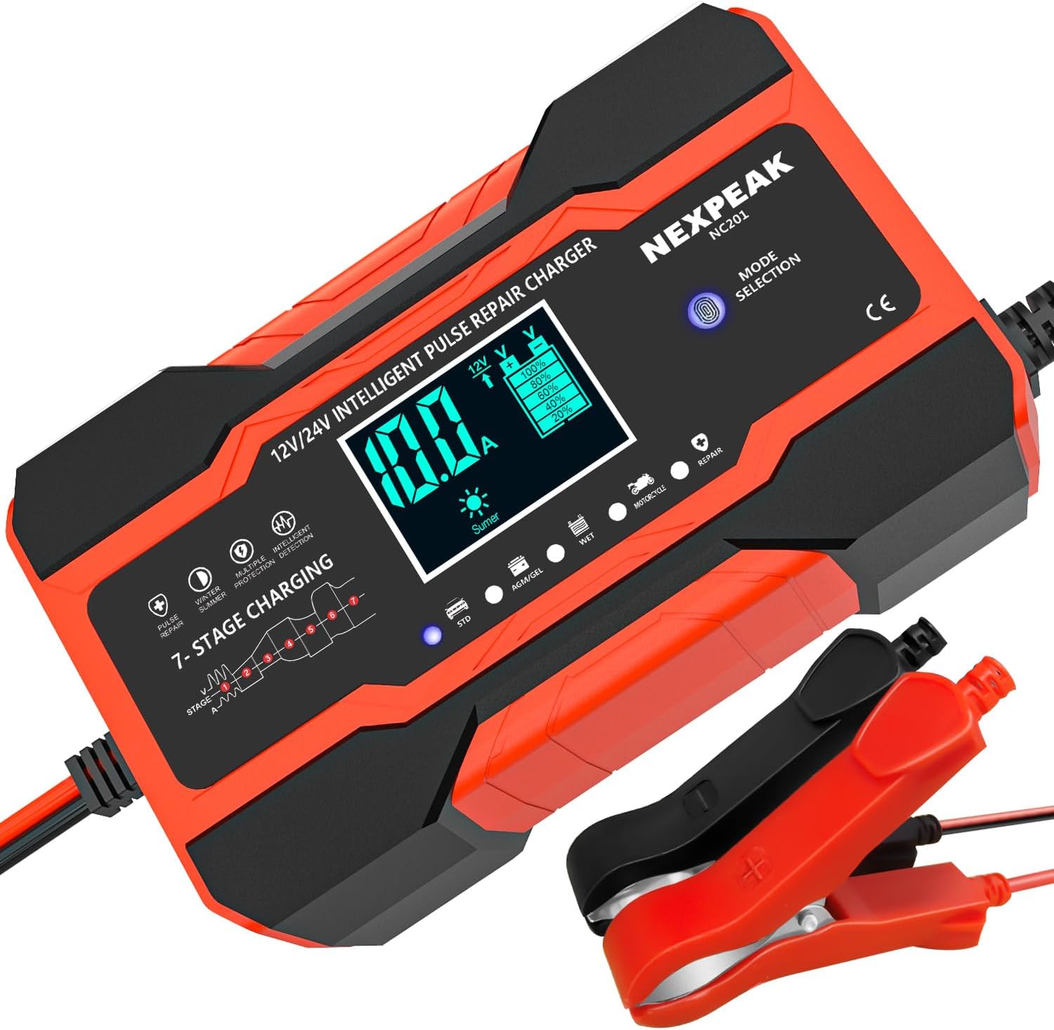 Compares: Automotive Charger Geniuses2 140% More Power, winter-Proof