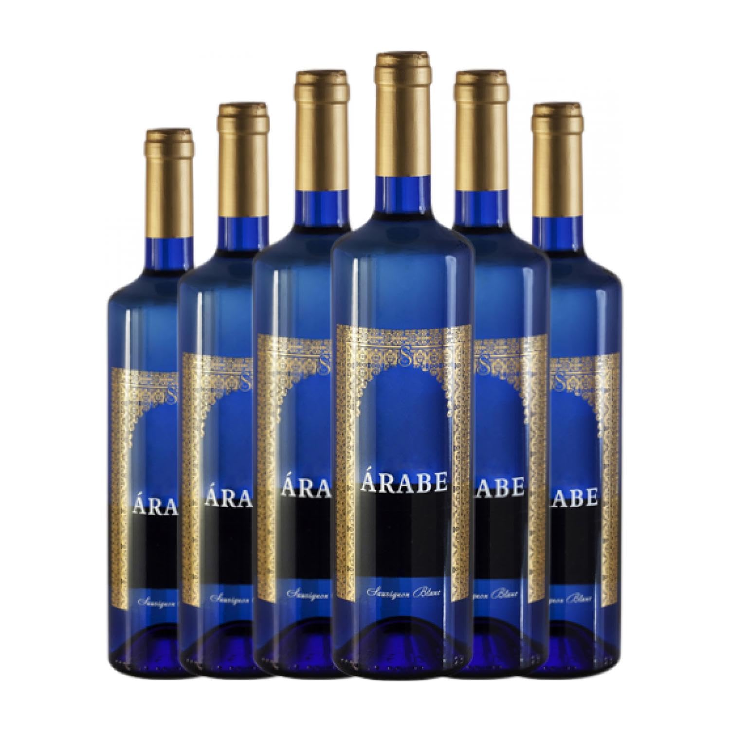 Sani Primavera Árabe Sauvignon Blanca Semi-Seco Semi-Dulce Vino de la Tierra de Extremadura 75 cl Vino blanco (Caja de 6 Botellas de 75 cl)