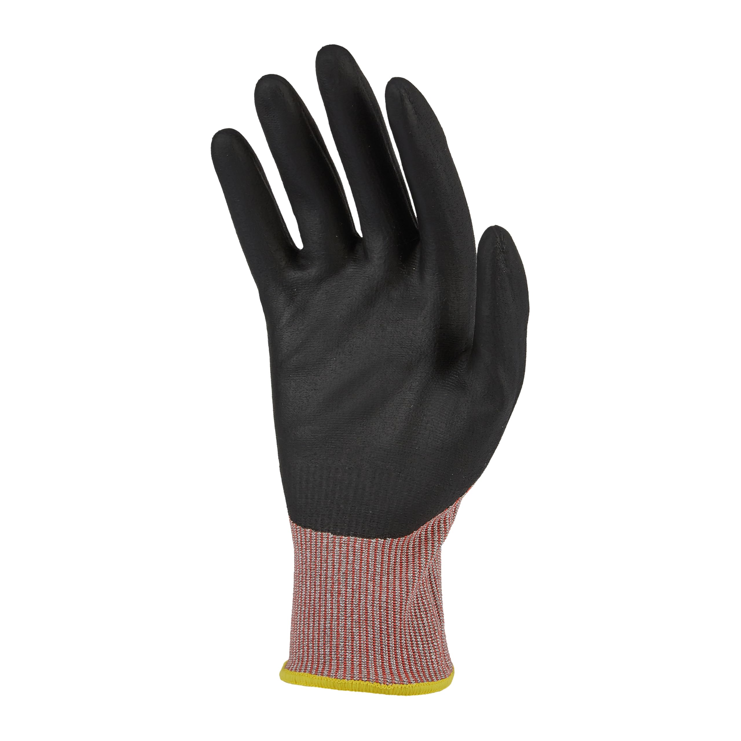 U Power Mazurka Guante trabajo seguridad Nylon Soporte spandex Recubrimiento nanoespuma nitrilo Resistente al corte burbujas en U F Protección contra riesgos mecánicos Rojo 9/L 12 piezas