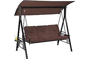 Yaheetech 3-Seat Swing: Relax in Comfort and Style