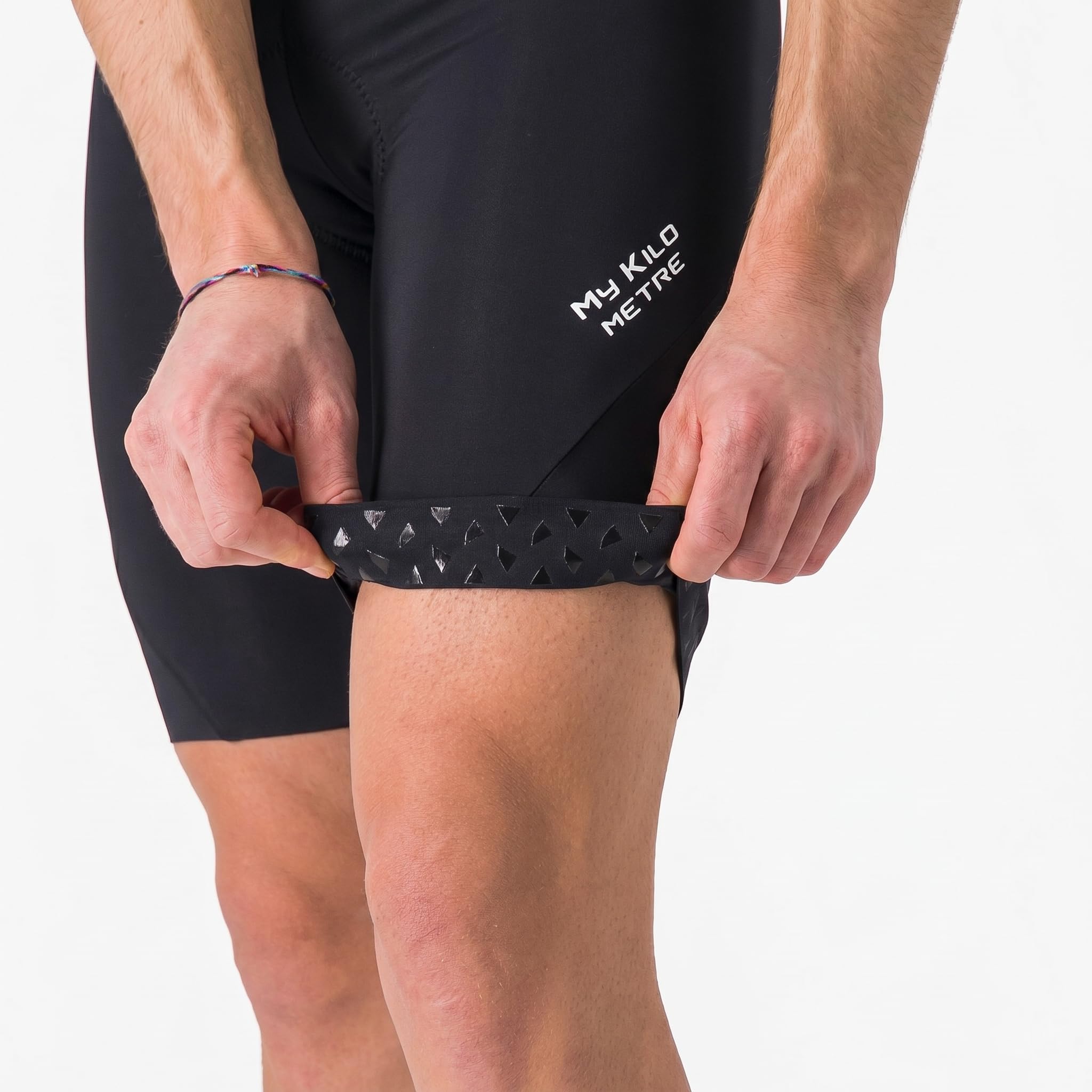 MY KILOMETRE Herren Triathlon Hose mit Rückentasche und Kordelzug – Tri Shorts, Atmungsaktiv & Schnelltrocknend Radhose für Schwimmen, Radfahren, Laufen