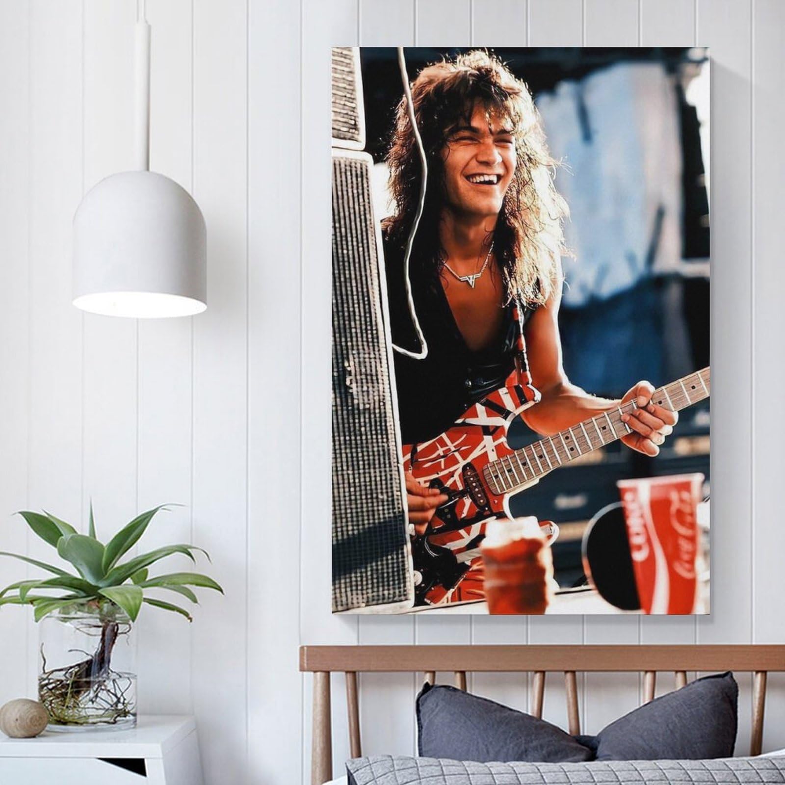 Amazon.co.jp: Eddie Van Halen 有名な歌手 ロックポスター ポスター