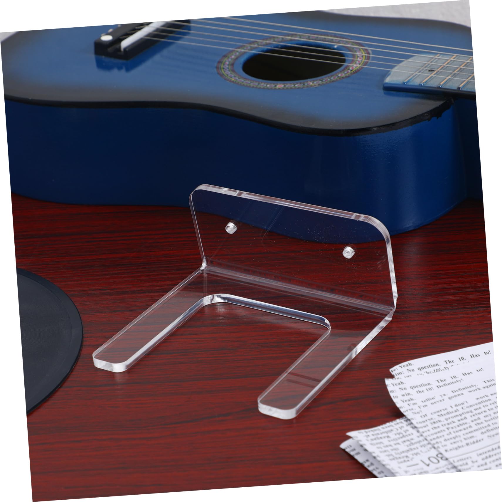 ibasenice 9sets Gancio Da Muro Per Chitarra Acrilico Trasparente Supporto Elegante Per Strumenti Musicali Corda Facile Installazione e Versatile Per Chitarre e