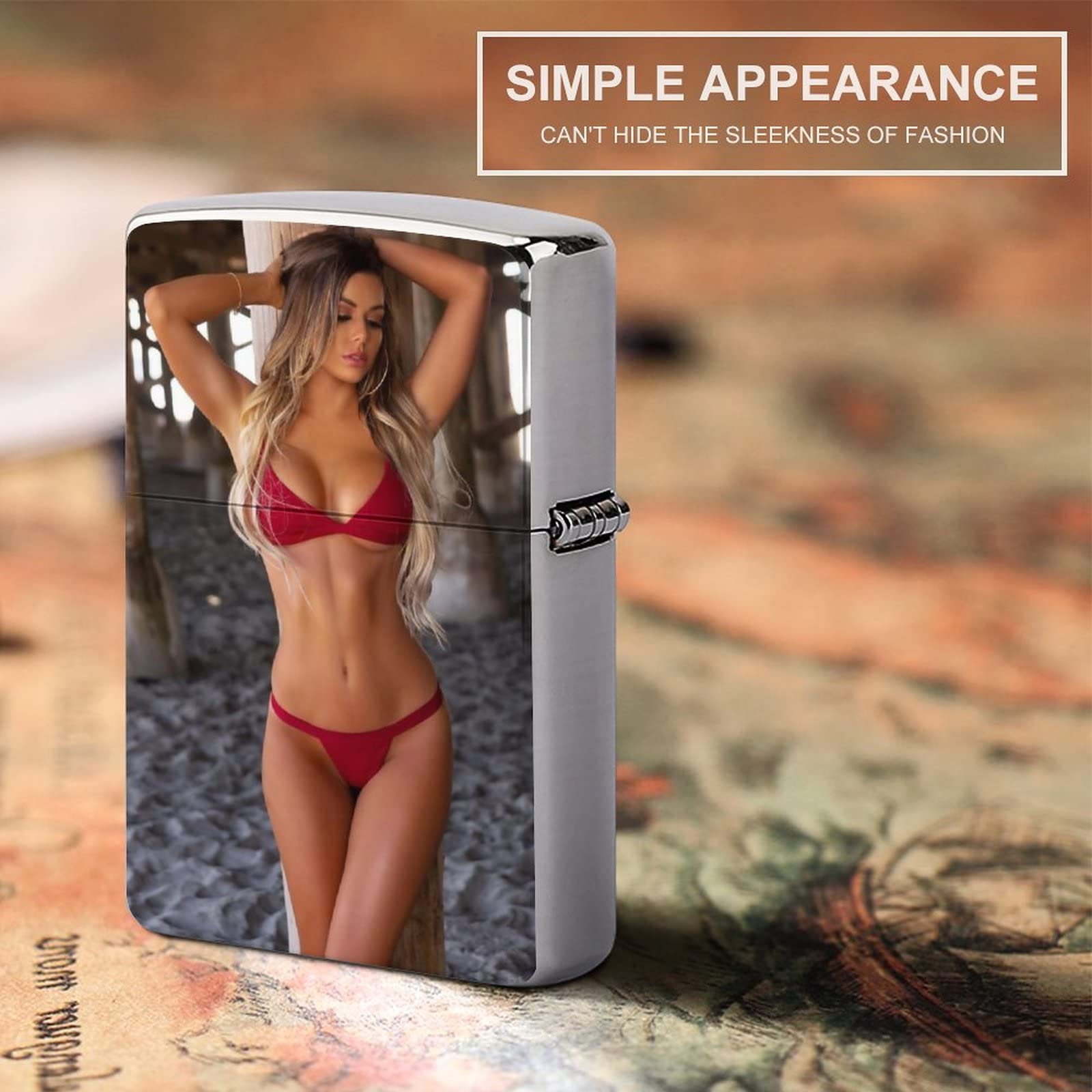 リトルバスターズ美少女水着エロオイルライターzippo 風KB15