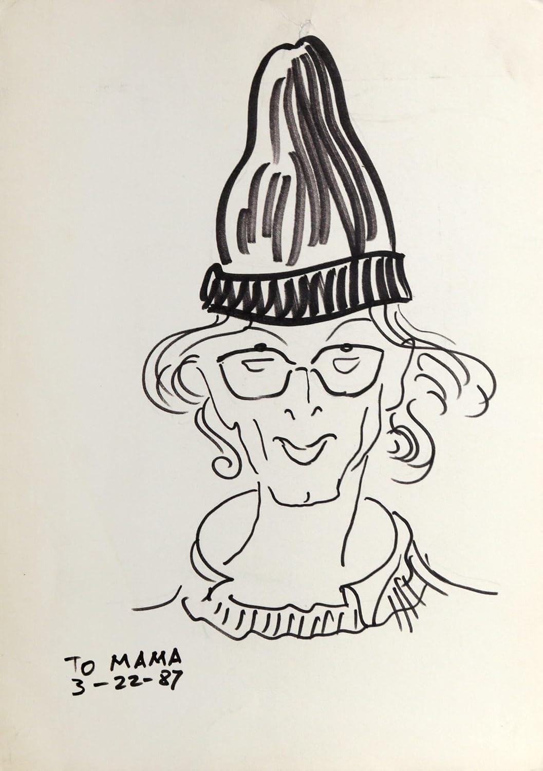 Erik Freyman, Mama Drawing, Marker on Paper