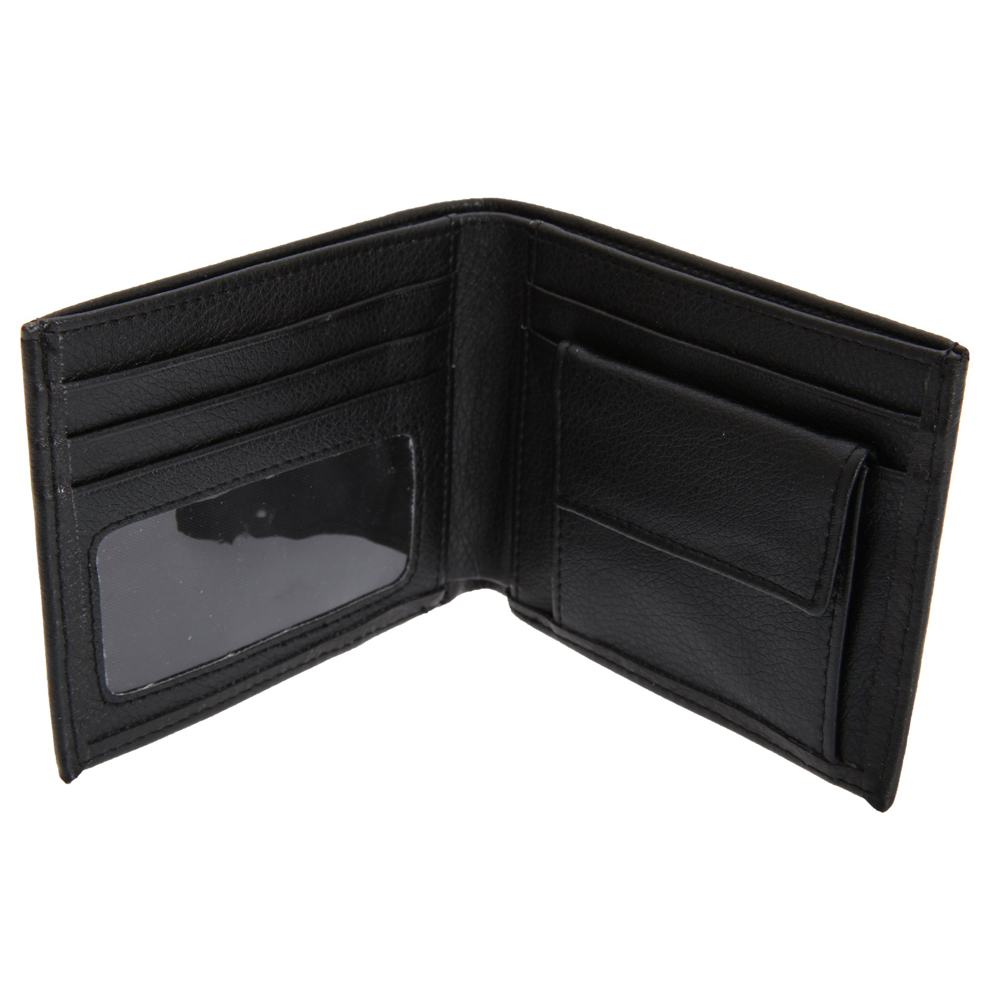 Chelsea FC Mens Official Leather Wallet With Embroidered Football Crest (One Size) (Black)