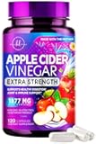 Apple Cider Vinegar Capsules 1877mg - Extra Strength ACV Pills with Vitamin D3 & Zinc - Apple Vinegar Pills Supplement for Digestion, Energy & Immune Support, Non-GMO, Bottled in USA - 120 Capsules
