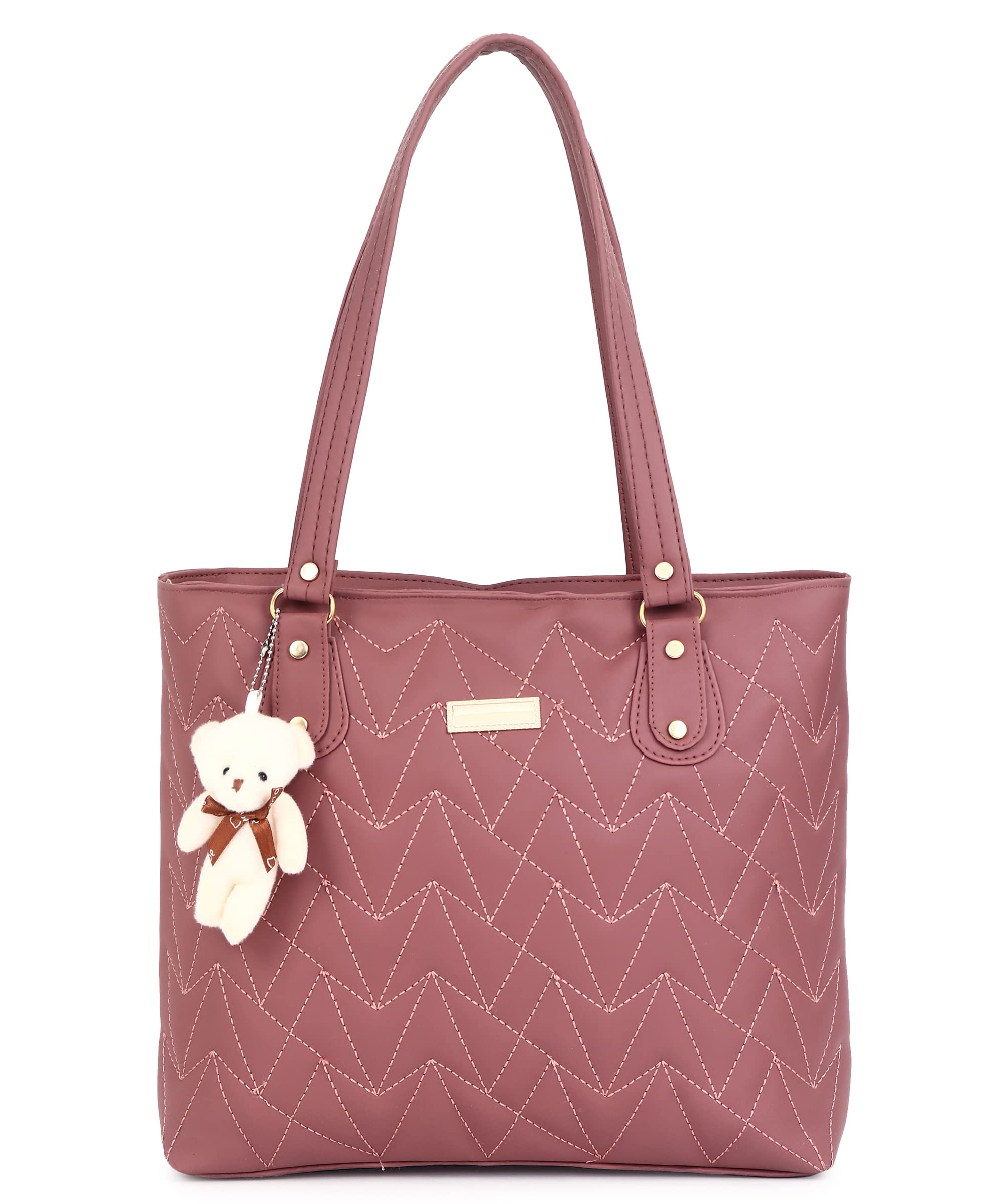 Blessing always Women Fashion Handbags Tote Stylish Ladies and Girls Handbag for Office Bag Ladies Travel Shoulder Tote for College Old Rose_Handbag_85 (B0C57JT9HM) Amazon Price History, Amazon Price Tracker