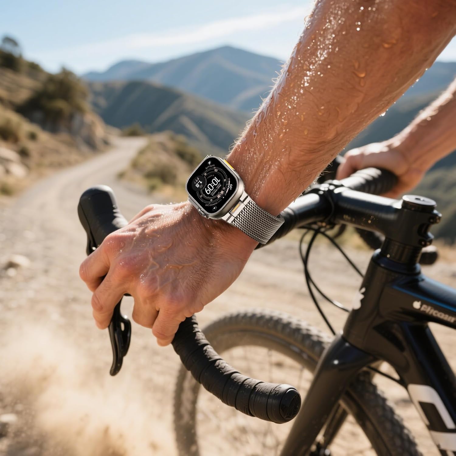 BXUXOHS Milanese Loop- Compatible with Apple Watch Ultra 3 2 1 Band for Men 49mm 46mm 45mm 44mm 42mm 41mm 40mm 38mm,Magnetic Mesh Metal Strap Wristband for iWatch SE 3/2 Series 11/10/9/8/7/6/5/4 Ultra - Image 6