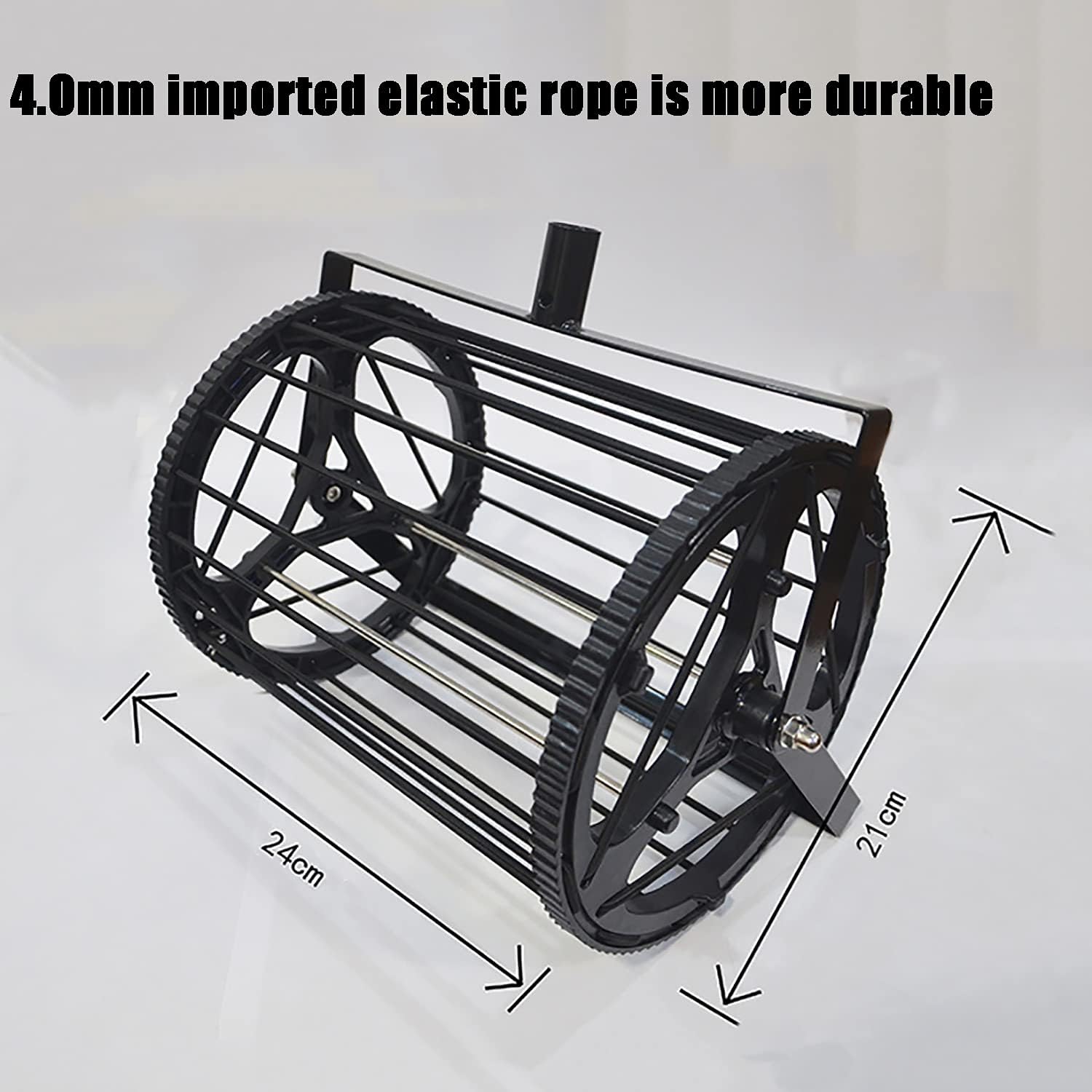 Telescopic Tennis Ball Roller Hopper, Roller Type Table Tennis Picker, Polyester Nylon Large Capacity Picking Ball Frame Machine Ping-Pong Training Accessories(Can Hold 60 Tennis Balls)