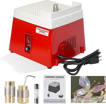 Podoy Stained Glass Grinders, 4200r/min Mini Power Industrial Glass Ceramics