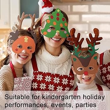 Maschere Di Maiale In Feltro - 9 Pezzi Per Feste E Halloween | Costume Per Bambini - Foto 6