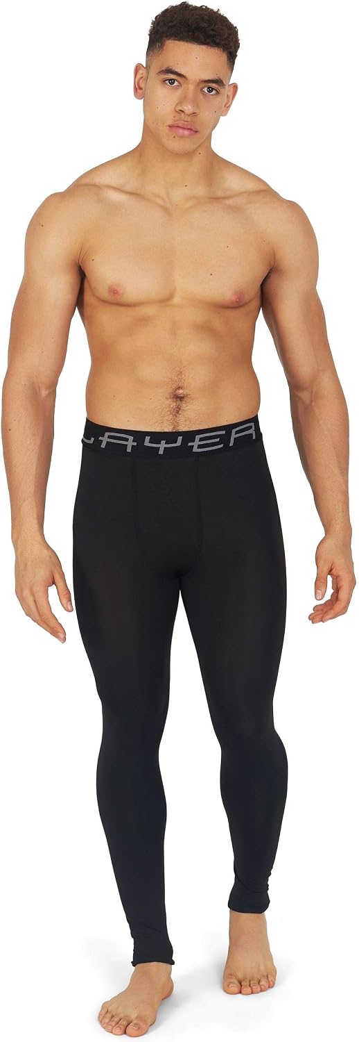 PowerLayer Men's Running Tights Compression Base Layer Leggings