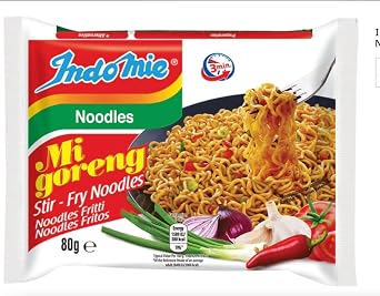 Indomie Mi Goreng Fried Instant Noodles Halal 80g Pack of 40 by SPICEHUB