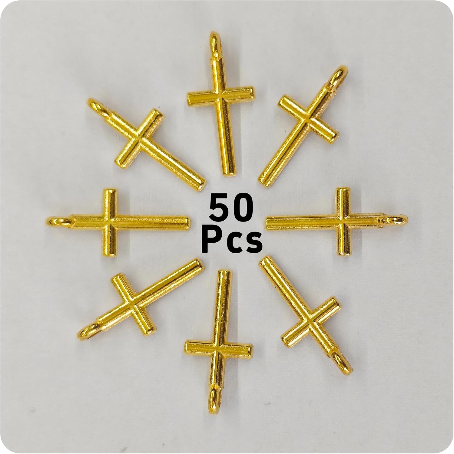 pson 17x8mm Vintage Cross Charms Mini Crucifix Pendants Religious Beads for Jewelry DIY Making, Necklaces, Bracelets, Earrings image 3