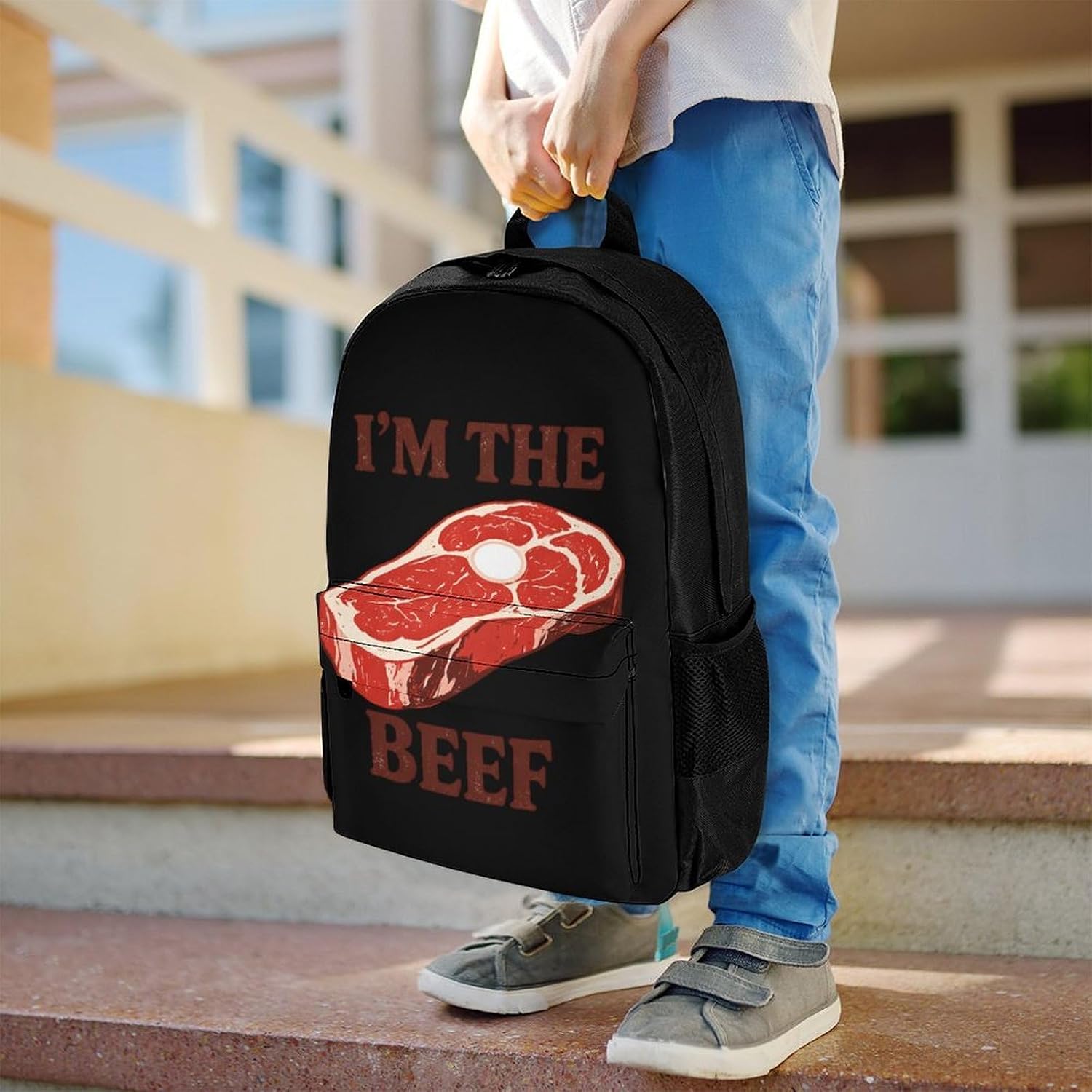 I'm The Beef Backpack Lightweight Backpacks Work Bag