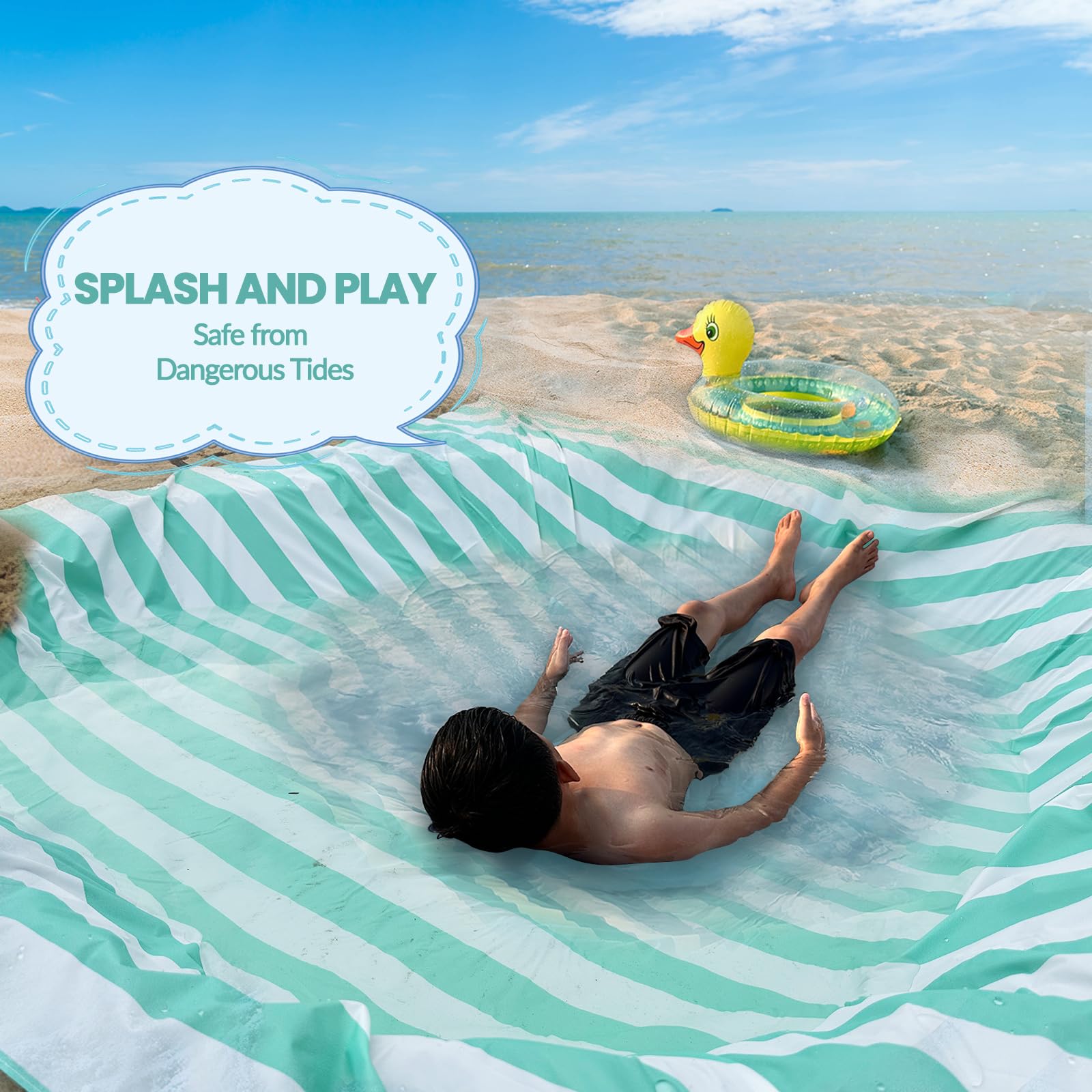 Piscine portable pour enfants, piscines pour bébés, jeux de plage pour tout-petits, jouets gonflables[PP221] - Jeux - Jouets