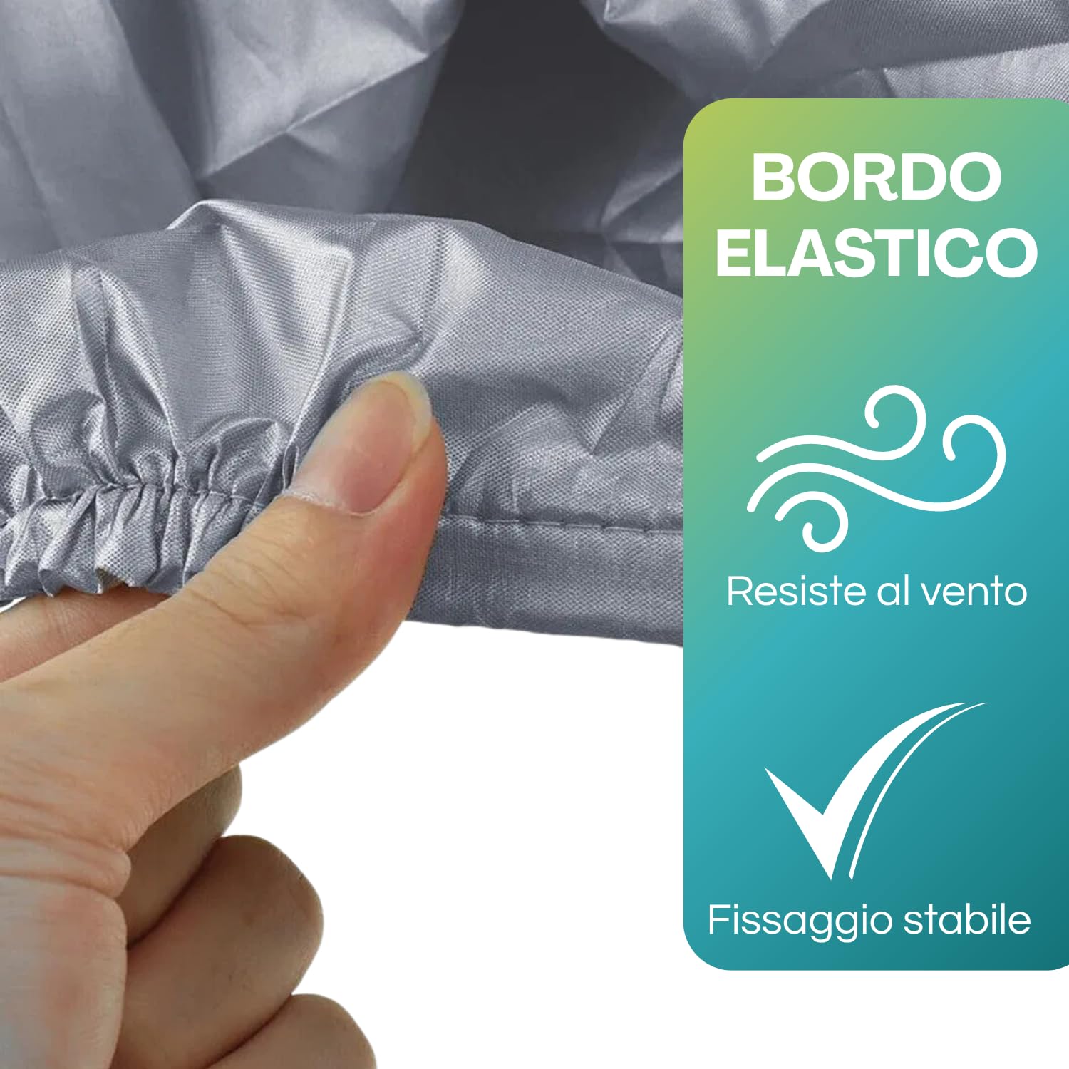 Paluplus Telo Copribici da esterno colore Grigio, Misura 100x200 cm, Copertura Protettiva per Bicicletta, Tessuto Impermeabile, Protezione da Polvere, Pioggia, Neve, Ghiaccio, Raggi UV -6922