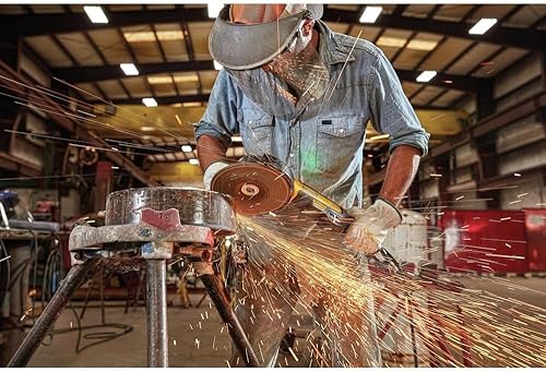 Miniatura 6 de DEWALT Amoladora angular, cola de rata, 7 pulgadas, 13 amperios (DWE43840CN)