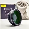 FotoZ 49MM 0.75x HD Wide Lens(W/Macro), for Canon EOS M6 M50 Mark II M100 M200 on EF-M 15-45mm and R50 R100 on RF-S 18-45mm. Latest update: Compatible with Ricoh GR4 via adaptor GA-3.
