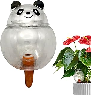室内観葉植物用給水スパイク,パンダ型旅行用自動給水装置 | 植木鉢用 自動水やり杭,観葉植物 ラン 庭園 ヤード バルコニー パティオ リビングルーム 寮に対応