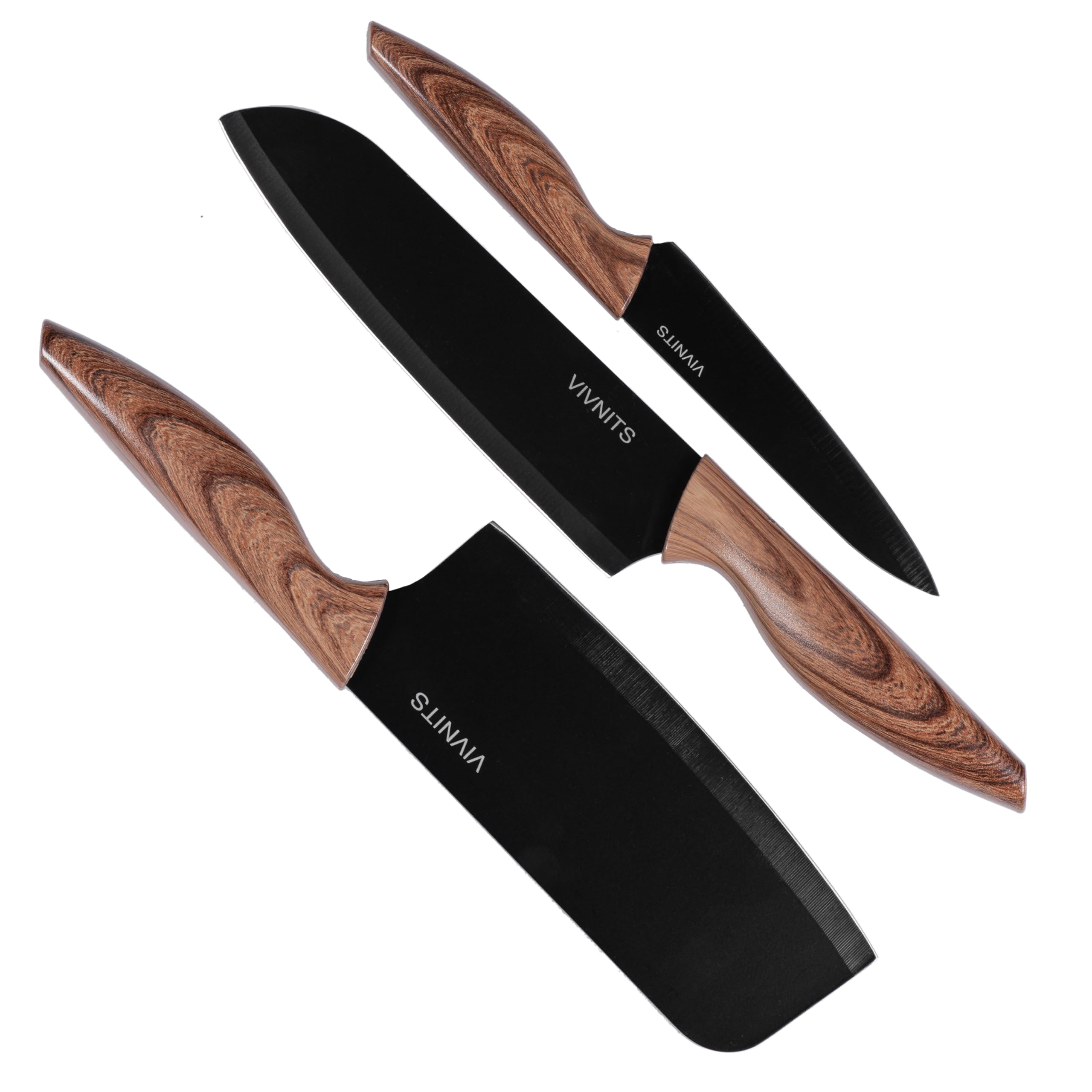 Stainless Steel 3 Pieces Professional Knife Set for Kitchen, With Non-Slip Handle Chaku, Nife, Chef Knife, Meat Cutting Knife, Big Knife, Sharp Knife for Kitchen, Knofe, Knif, Chopper Knife (B786) (B0DD3J3D5P) Amazon Price History, Amazon Price Tracker