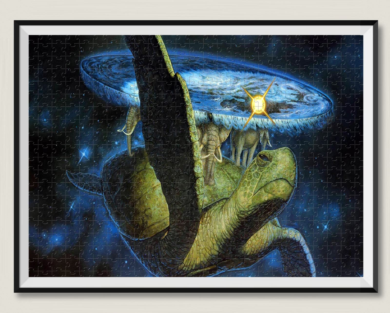 Giocattolo puzzle da 8000 pezzi Turtle Elephant World Challenge Giocattolo impossibile