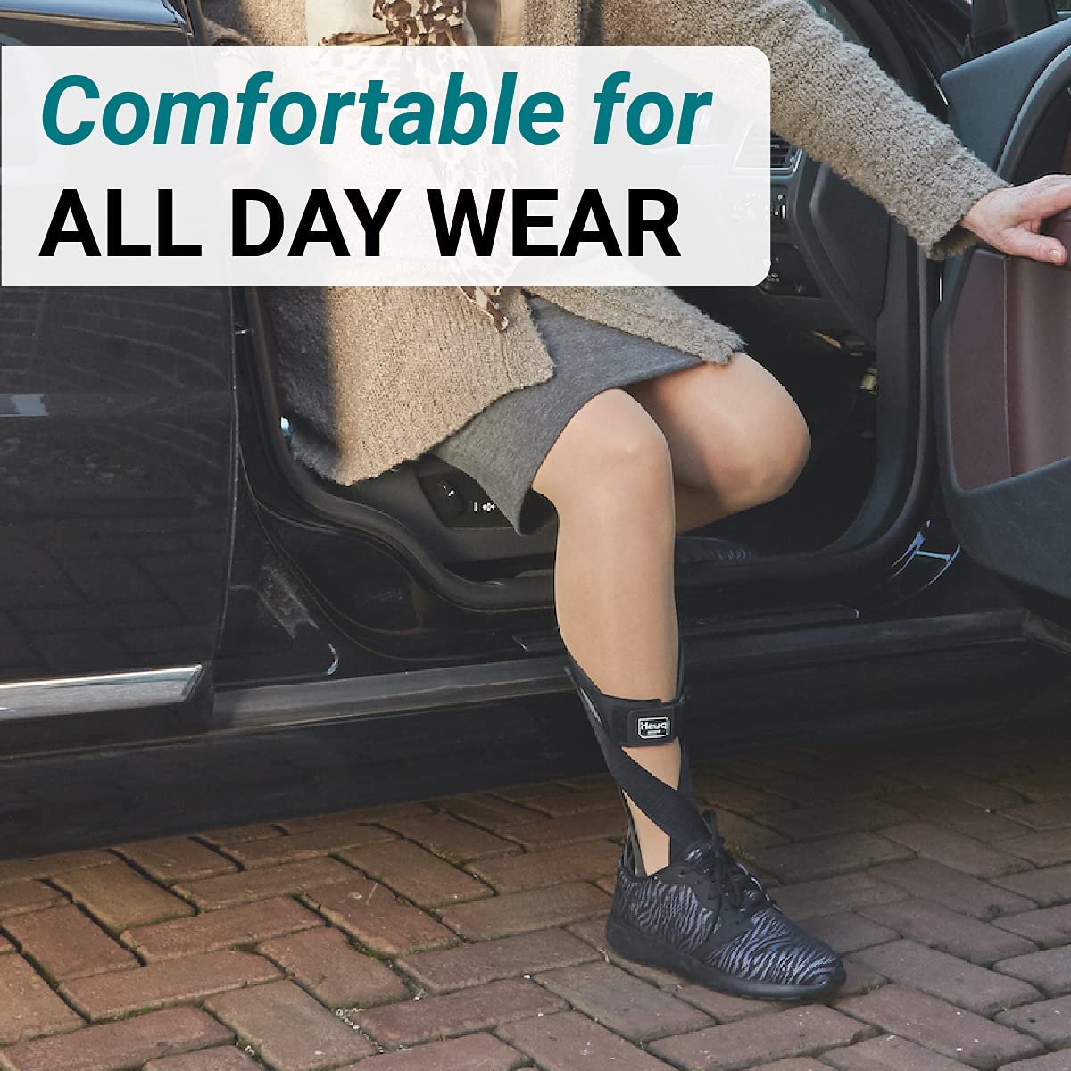 Push Ortho Ankle Foot Orthosis for Comfortable Support. Can be Worn