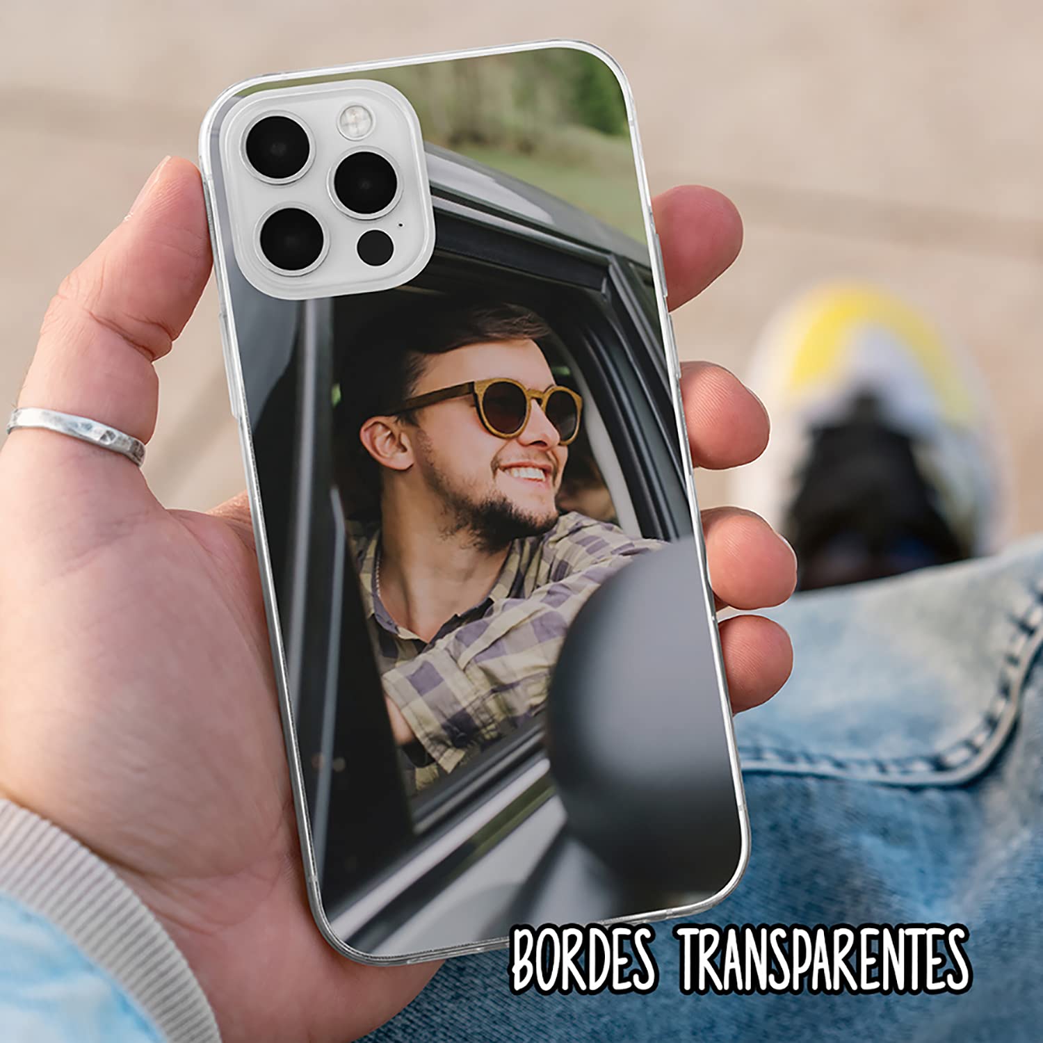 Custodia Personalizzata Per Xiaomi Redmi Note 13 4G Con Foto | Cover Flessibile Trasparente Con Disegno E Testo - 6