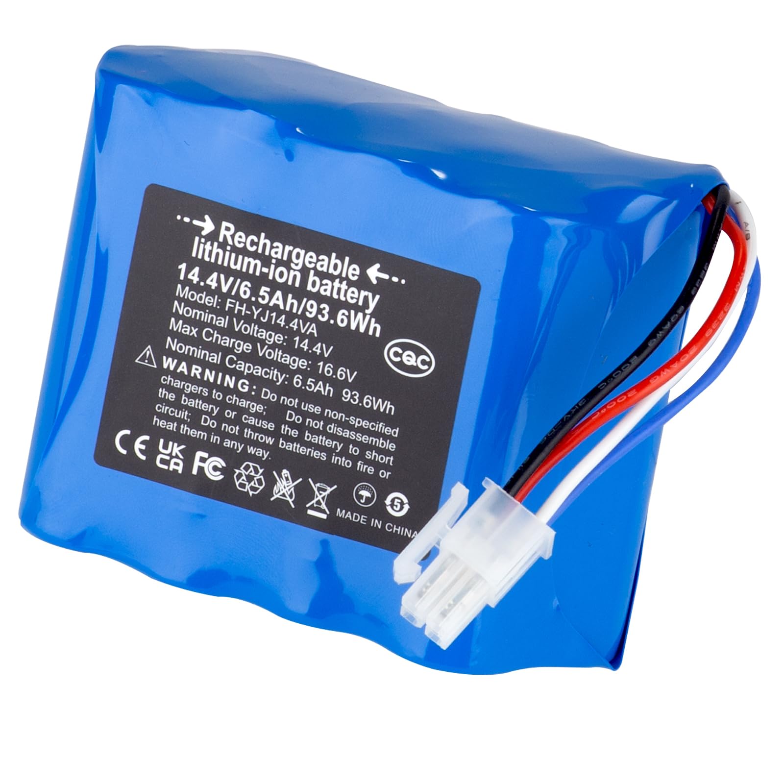 14,4V 6500mAh Ersatz für Narwal T10 J1 J2 für Narwal Freo YJCC010 YJCC003 YJCC001 Series Saugroboter Ersatzakku