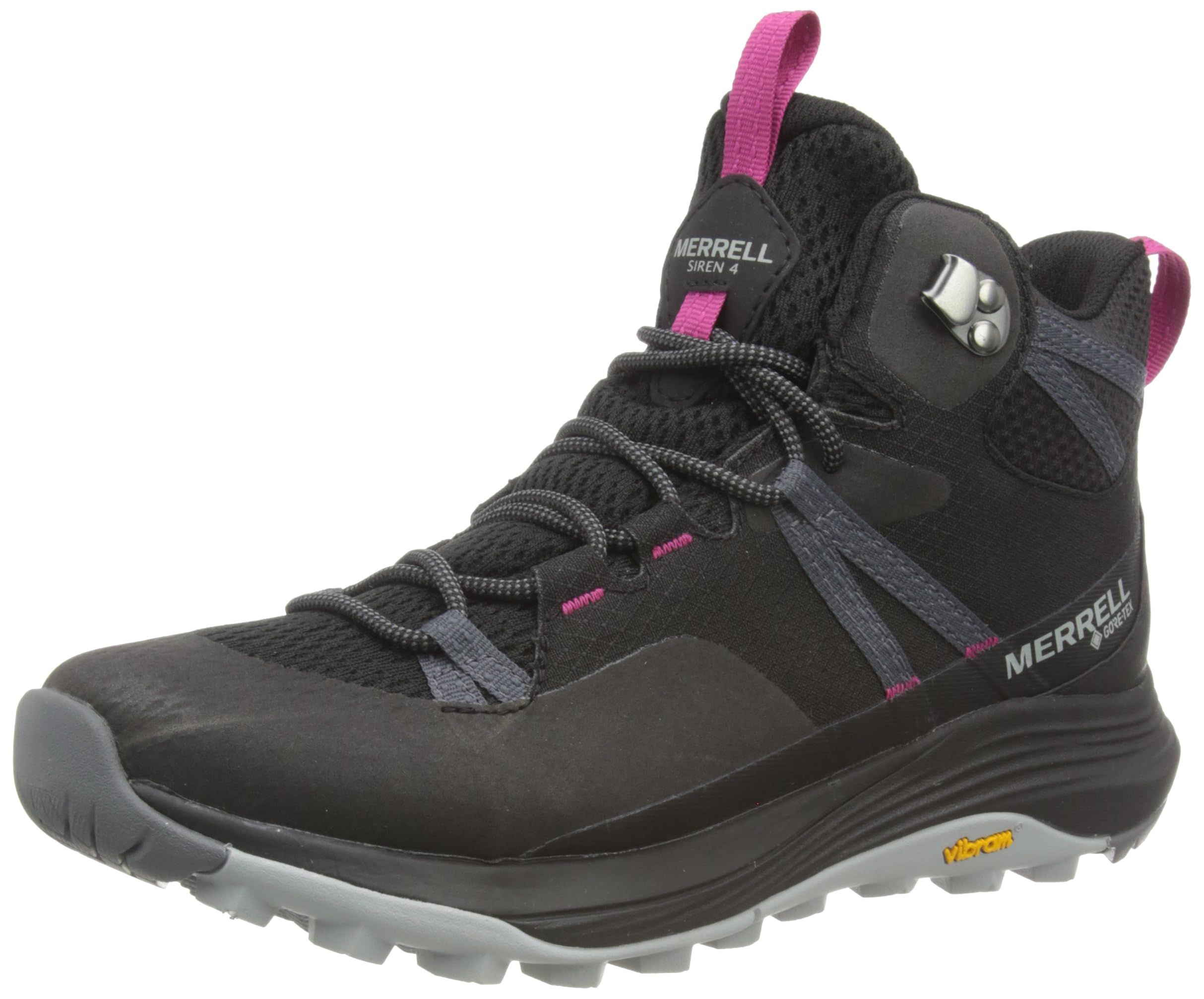 Merrell Siren 4 Mid GTX-Black, Zapatillas Mujer