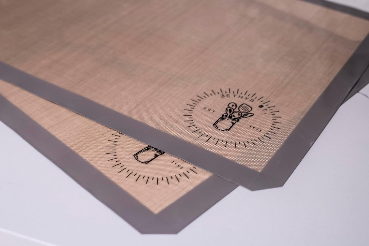 Silicone Baking Mats, Full size, All Purpose, Baking Sheet Liners, Pack of 10, Oven Safe, (17 x 25 inch), Non-Stick, Silicone Baking Sheet Liner, Perfect For Baking Macarons Cookies And Cakes