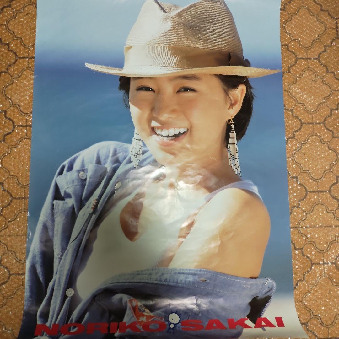 Amazon.co.jp: レトロ 酒井法子 のりピー 当時物 ポスター
