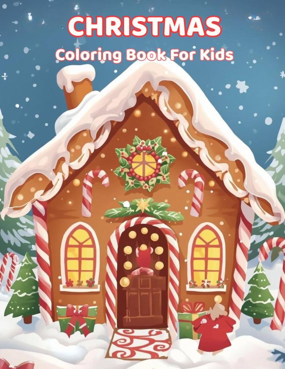 CHRISTMAS Coloring Book For Kids: A Fun Christmas Coloring Book for Kids Ages 4–8