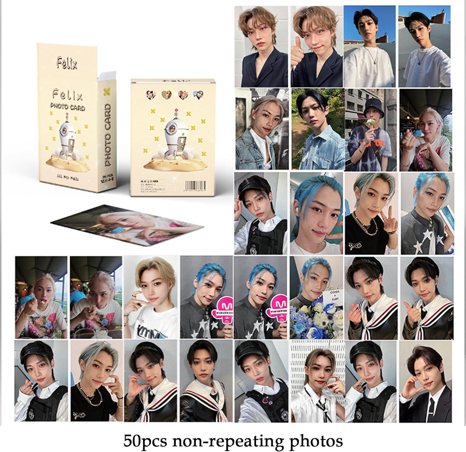 PYAJUU Stray Kids Photocards KPOP Stray Kids Felix Album Cards