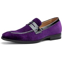 JITAI Mens Velvet Loafers Dress Shoes Loafers for Men Tuxedo Suit Shoes
