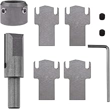 OTOTEC Multifunction Wood Ring Drill Bit Blade Tool Kit High Speed Steel Wood Thick Ring Maker with Wrench for Wood Rings DIY Jewelry Craft