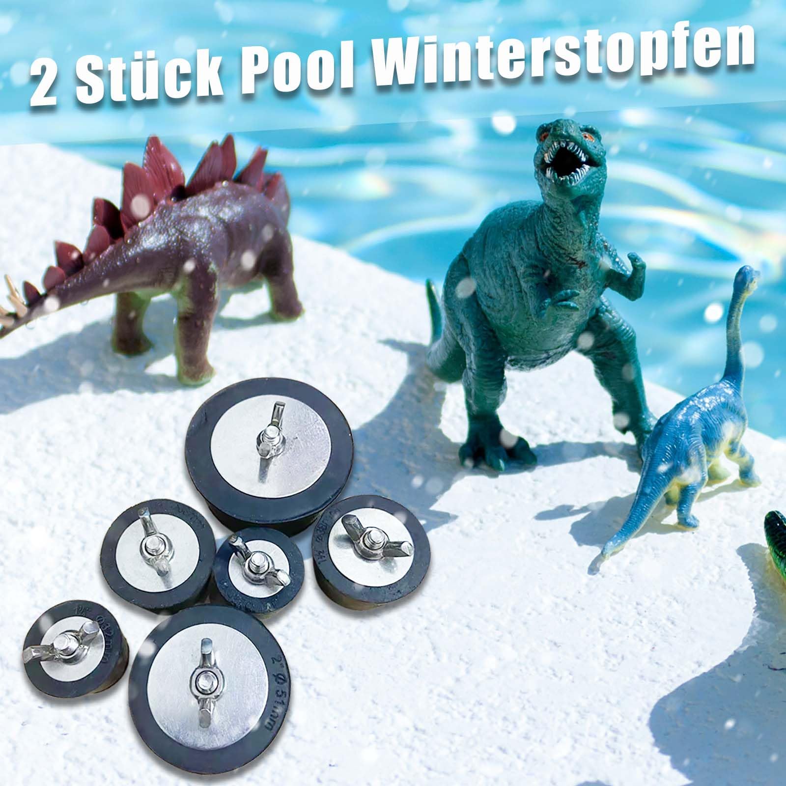 GABRIELLE Accessori per piscina da 5 pezzi, tappo antigelo, tappo per