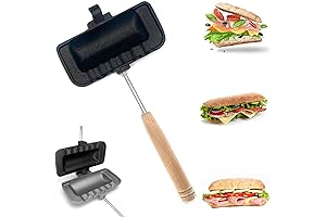 Breakfast Sandwich Maker - Nonstick Sandwich Toaster