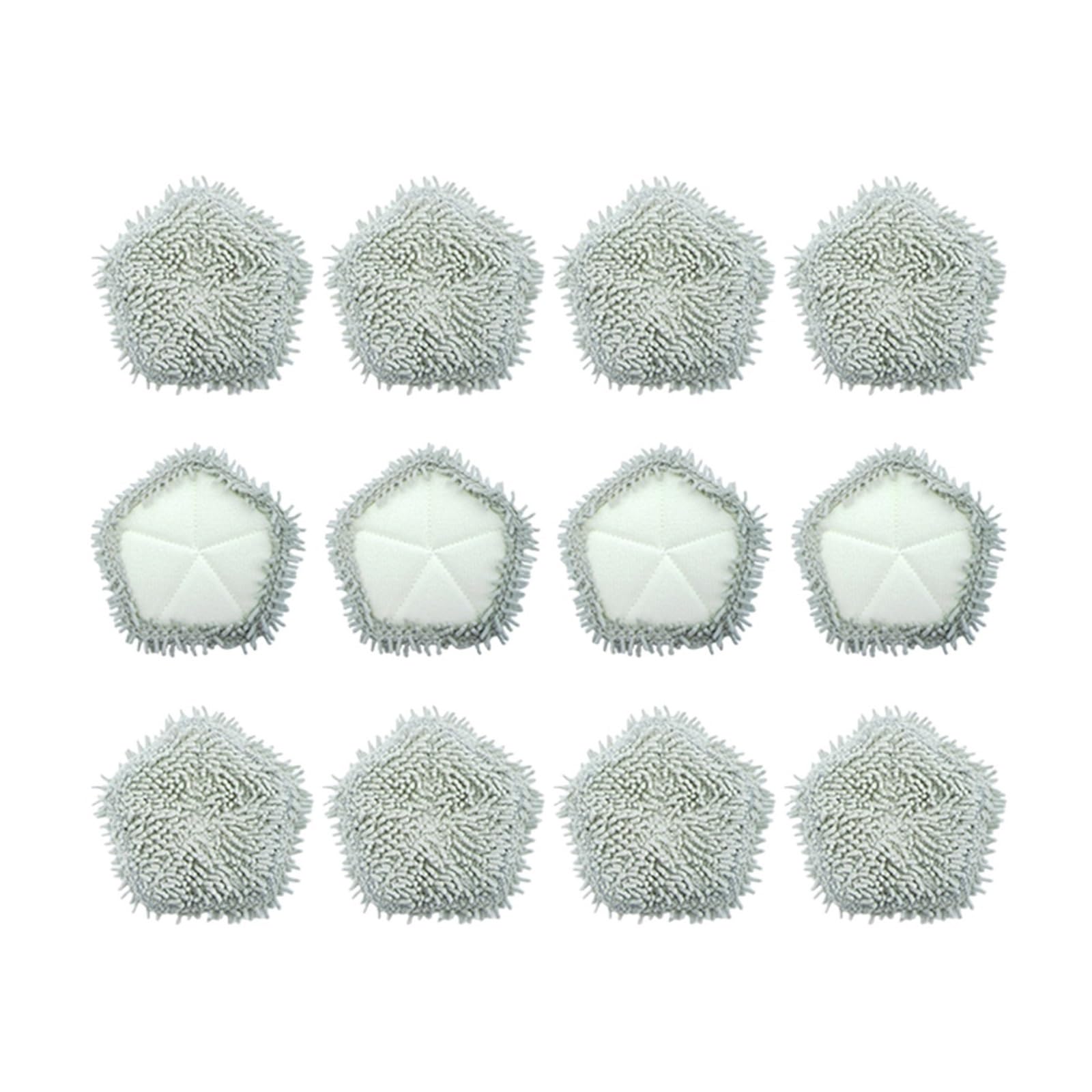 LMRXOFE Robot Mop Cloth, Compatible For Dreame, Bot W10 W10 Pro Self-Cleaning Robot Vacuum Mop Spare Part(12pcs)