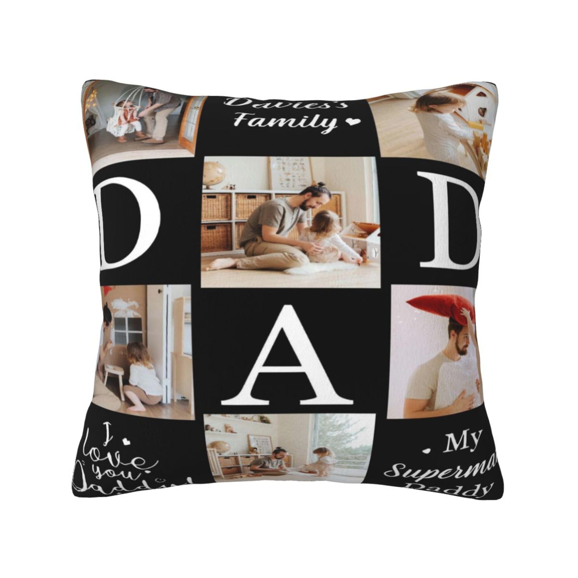 NGGBBDYGB Personalized Pillows With Picture Customized Pillow Face Shaped Pillow Pet 18x18 Cover